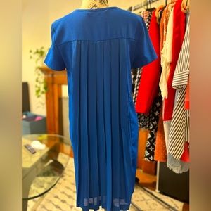 Blue dress from Zara.